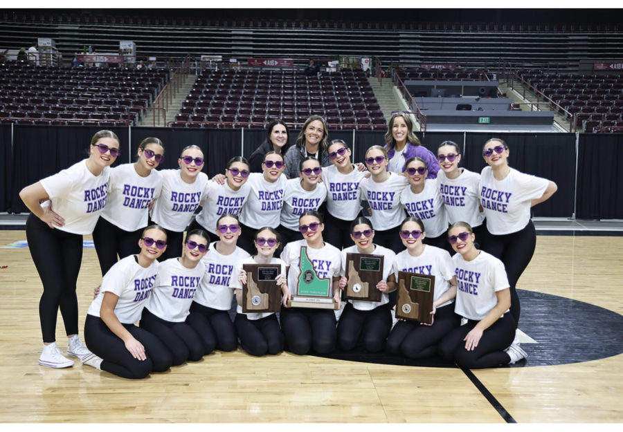 The dance team after state. 