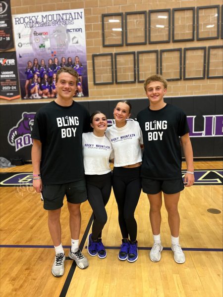 Bling Boys with their Diamond Dancers
pictured: Ethan Miller, Bri Briggs, Laura Proudfoot, Joseph Chandler
