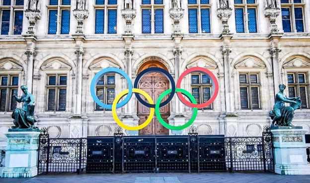 Photo of the Olympic Rings in Paris, France