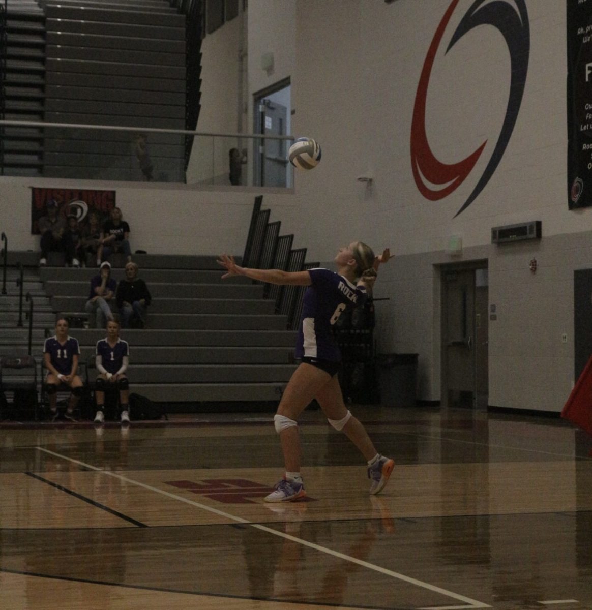 Stella Oliver playing at the Rocky vs. Owyhee game