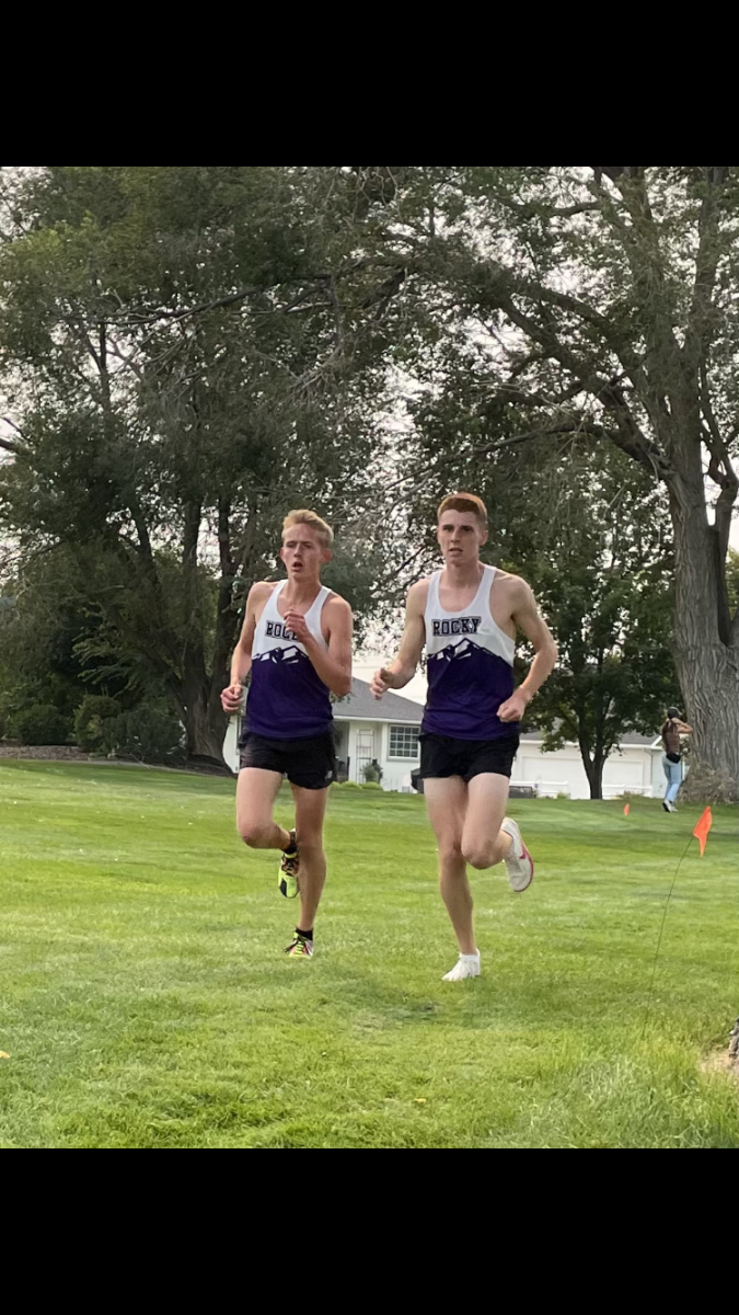 Cody Lucas and Hyrum Tuft at the Jerome Open Invite 8/29/2024