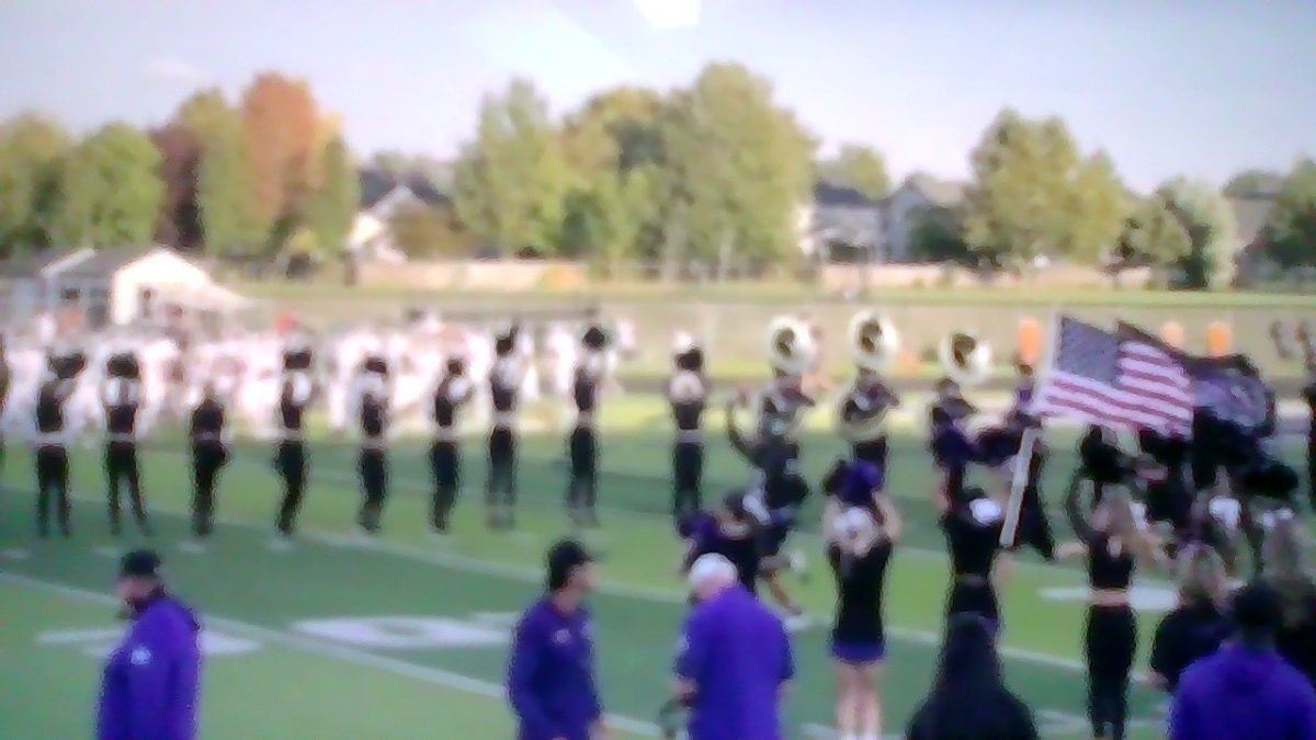 The Diamond Dancers preforming there pregame, battle of the mountains 2025