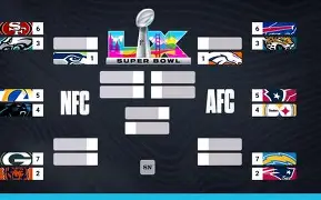 2025-26 NFL Playoff Bracket