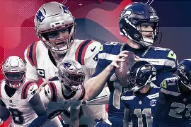 Super Bowl 60 Graphic
Patriots Playmakers (Right) Seahawks Playmakers (Left).
(Creative Commons)